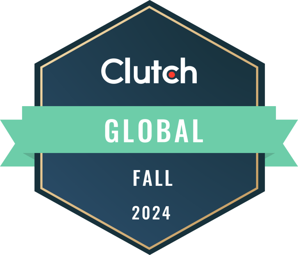 Clutch Global Fall 2024 badge awarded to Smoking Chimney Studios for outstanding service
